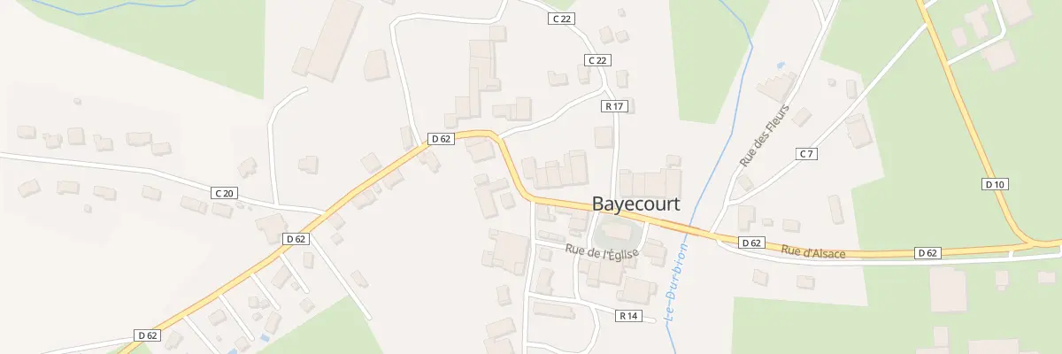 Plan du 16 Rue de Lorraine à Bayecourt