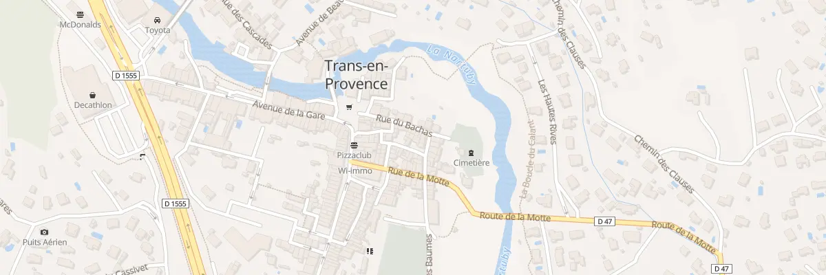 Plan du 8 Rue de la Placette à Trans-en-Provence