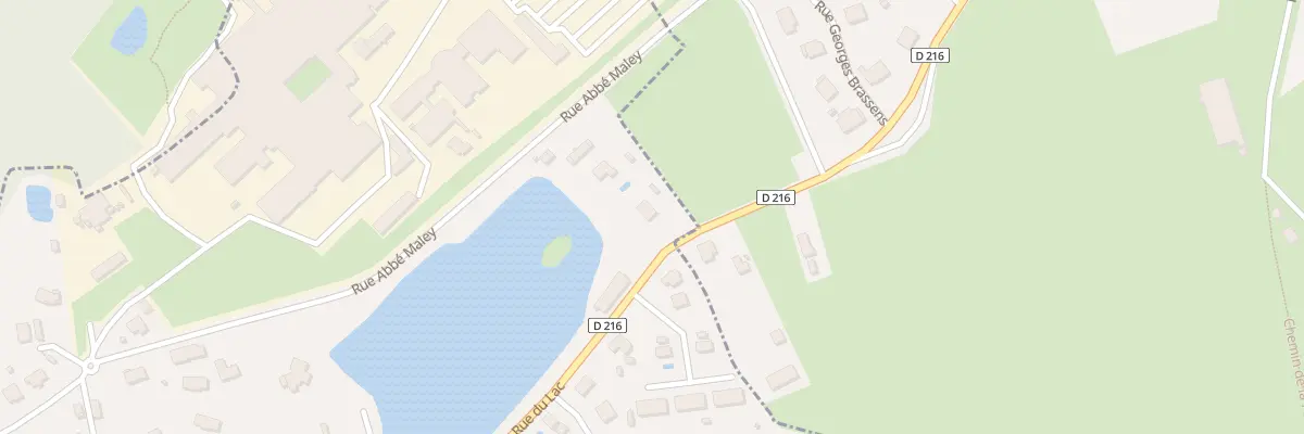 Plan du 1 Rue du Lac à Magny-Vernois