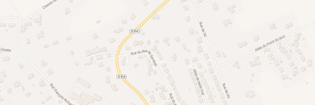 Plan du 62 Rue du Bas de Sembas à Lunéville