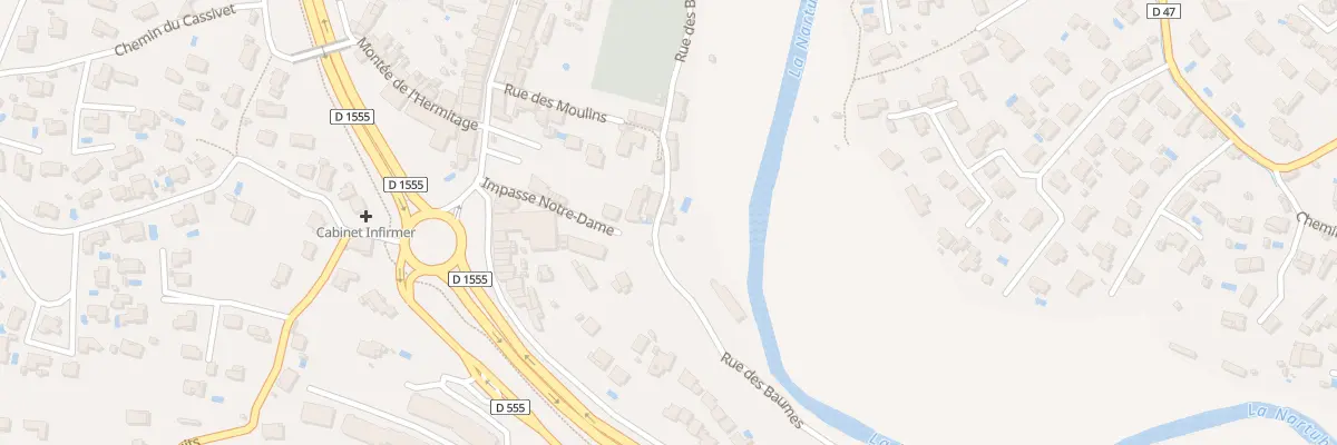 Plan du 231 Rue des Baumes à Trans-en-Provence