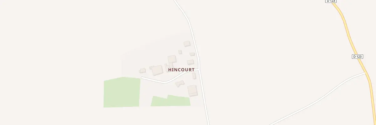 Plan du 4 Hameau de Hincourt à Athienville