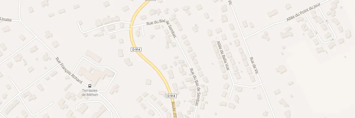 Plan du 40B Rue du Bas de Sembas à Lunéville