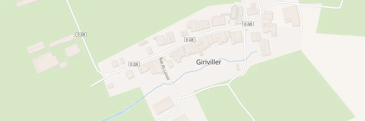 Plan du 21 Rue des Trois Fontaines à Giriviller