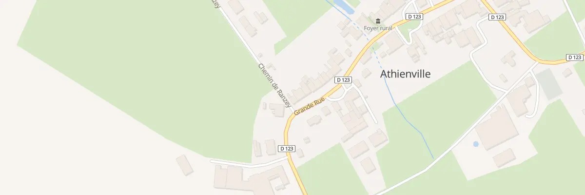 Plan du 54 Grande Rue à Athienville