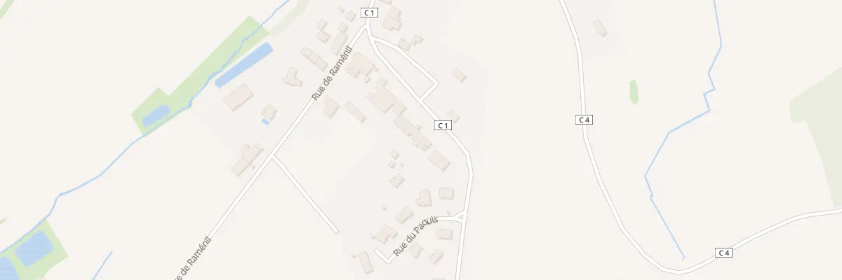 Plan du 38 Rue d’Epinal à Jeuxey