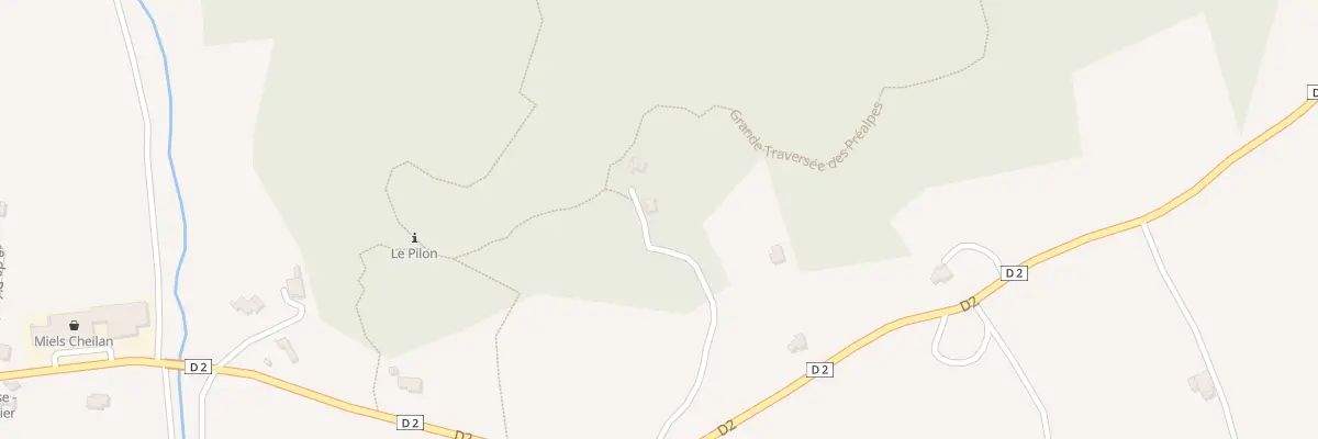 Plan du 5246A La Tour et Le Pillon à Thorame-Basse