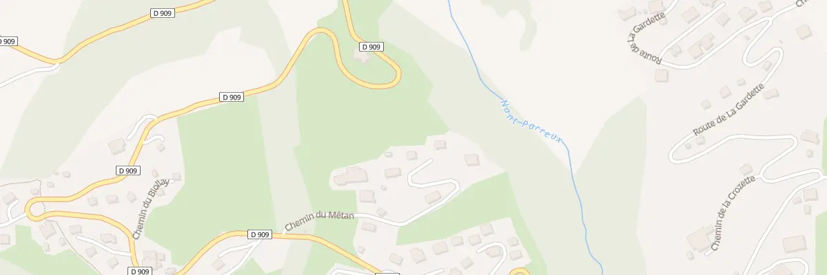 Plan du 347 Che du Metan à La Giettaz