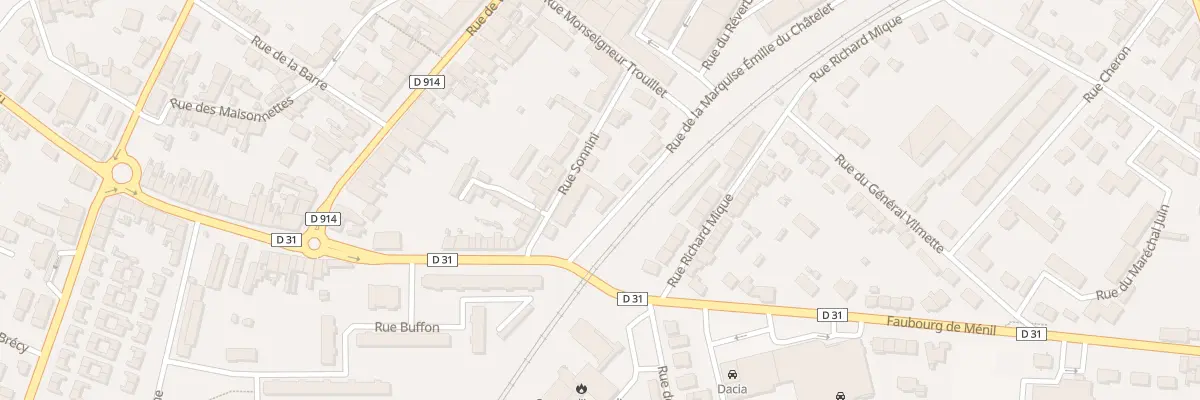 Plan du 9 Rue Sonnini à Lunéville