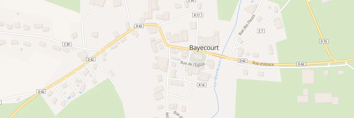 Plan du 21 Rue de l’Eglise à Bayecourt