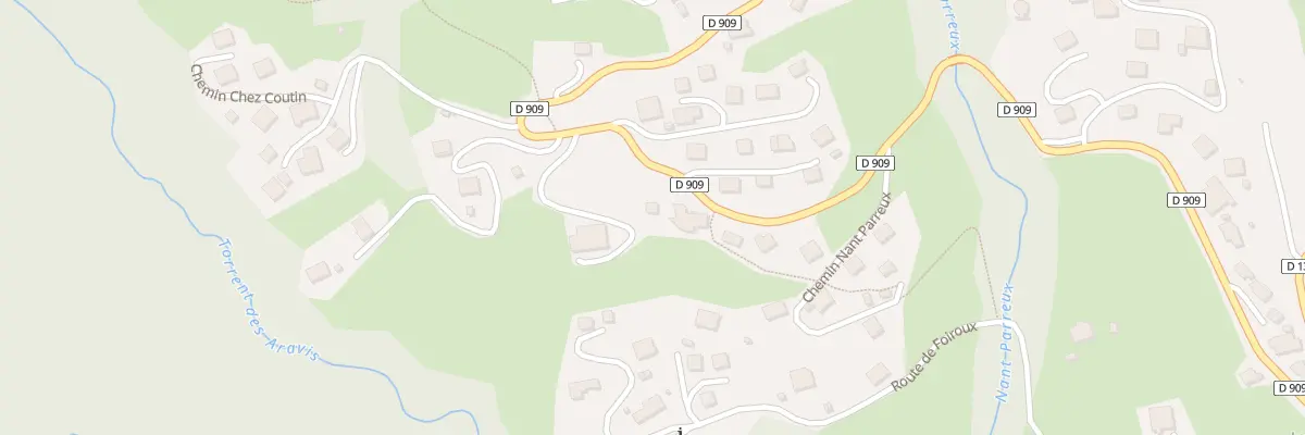 Plan du 2840 Rte du Col des Aravis à La Giettaz