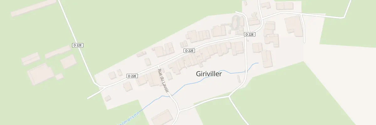 Plan du 17 Rue des Trois Fontaines à Giriviller