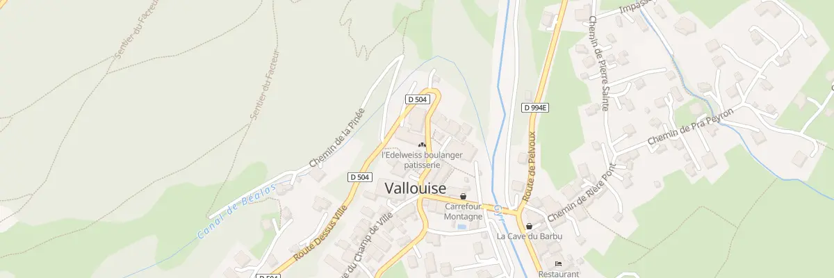 Plan du 41 Rte Dessus Ville à Vallouise-Pelvoux