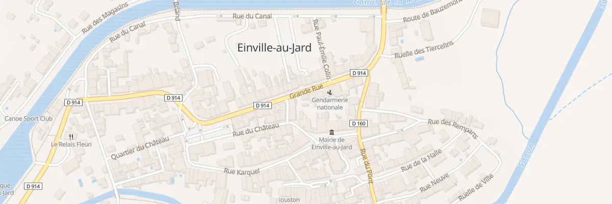 Plan du 33 Grande Rue à Einville-au-Jard