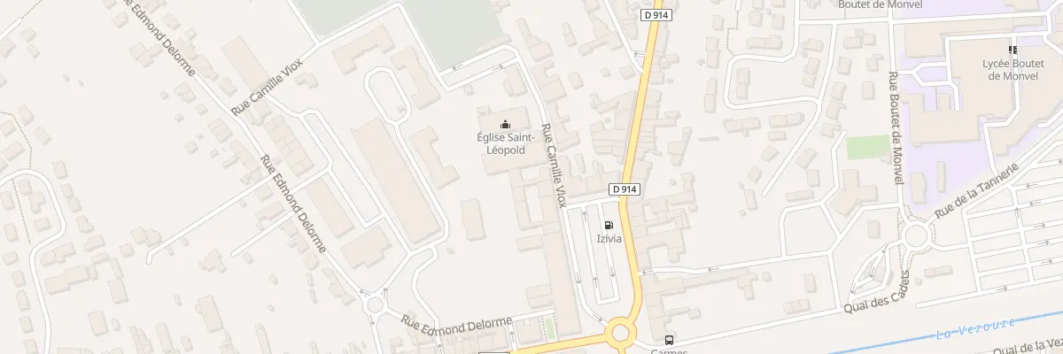 Plan du 1 Rue Viox à Lunéville