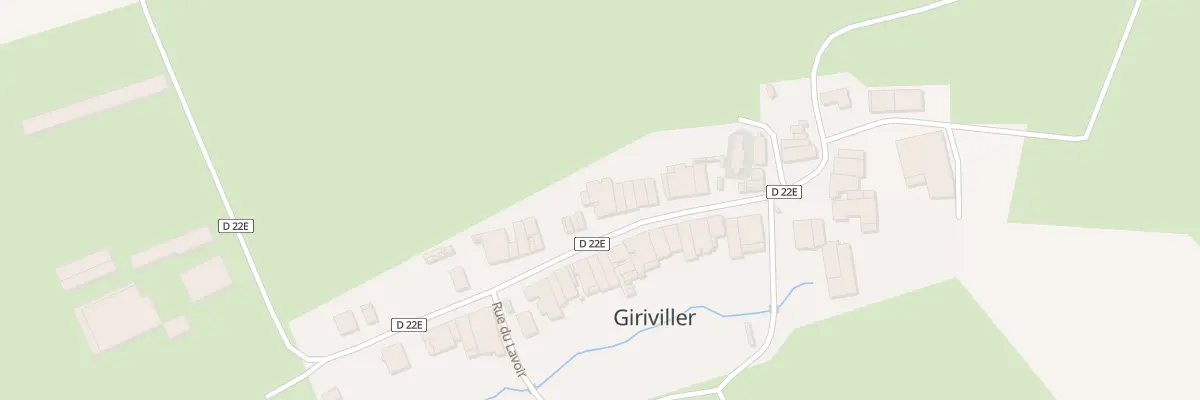 Plan du 16 Rue des Trois Fontaines à Giriviller