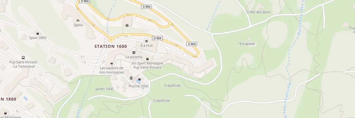 Plan du 4021 Rte de 1600 à Puy-Saint-Vincent