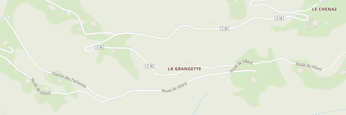 Plan du 230 Rte de la Vourze à Queige