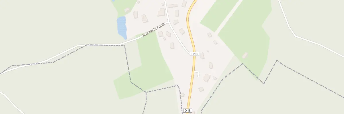 Plan du 9001 Aux Champs La Fouillier à Linexert