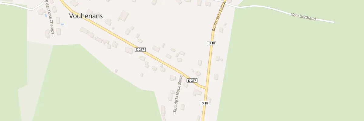 Plan du 15 Rue de la Grand Vie à Vouhenans