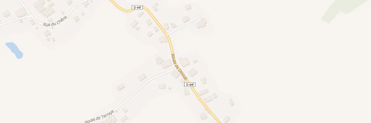 Plan du 186 Rte de Dinozé à Hadol