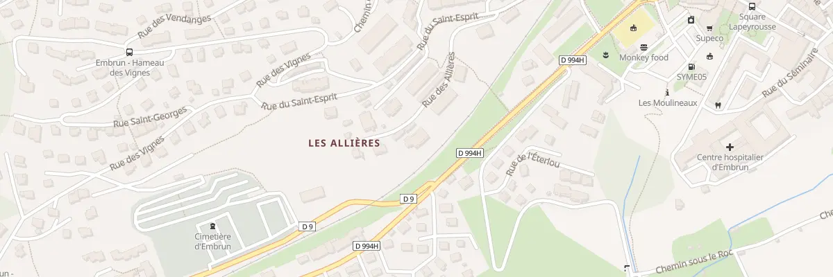 Plan du 7 Rue des Allières à Embrun