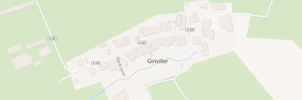 Plan du 11 Rue des Trois Fontaines à Giriviller