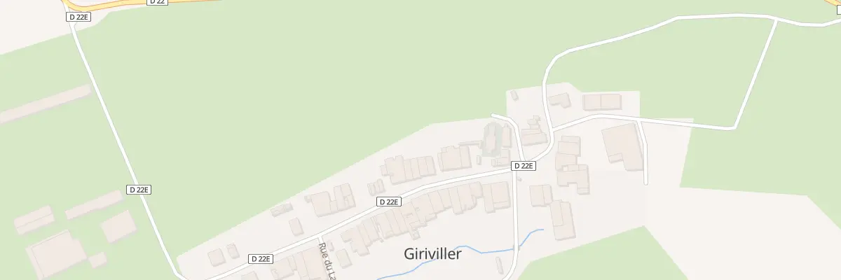 Plan du 10 Rue des Trois Fontaines à Giriviller