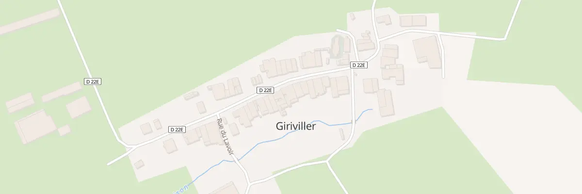 Plan du 9 Rue des Trois Fontaines à Giriviller