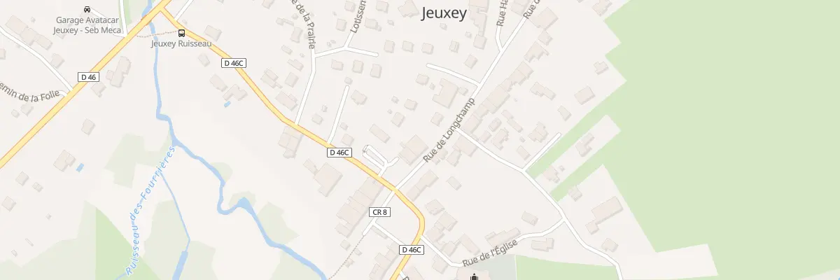 Plan du 7 Rue de Longchamp à Jeuxey