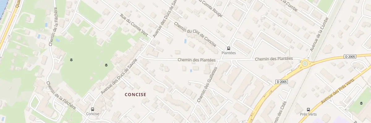 Plan du 7 Che des Plantées à Thonon-les-Bains