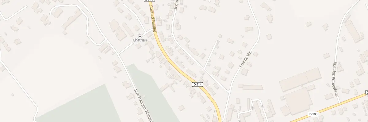 Plan du 28 Rte d’Einville à Lunéville