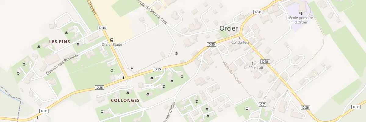 Plan du 172 Rte de Maugny à Orcier