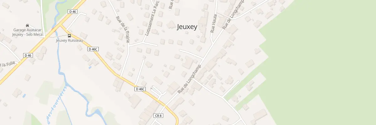 Plan du 11 Rue de Longchamp à Jeuxey