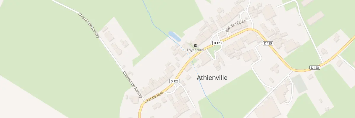 Plan du 32 Grande Rue à Athienville