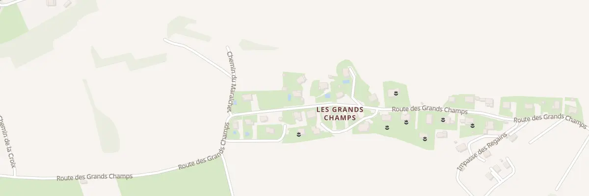 Plan du 790C Rte des Grands Champs à Orcier