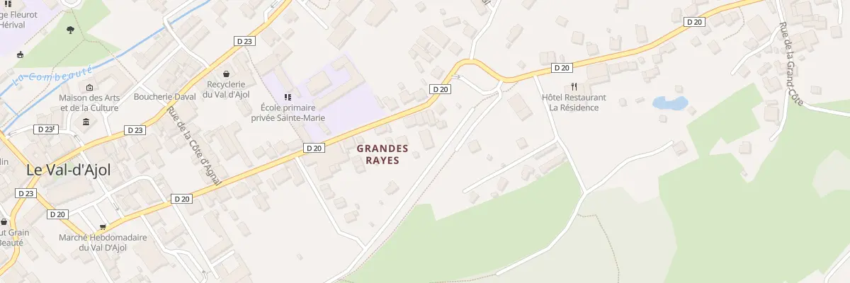 Plan du 11 Av de la Gare au Val-d’Ajol