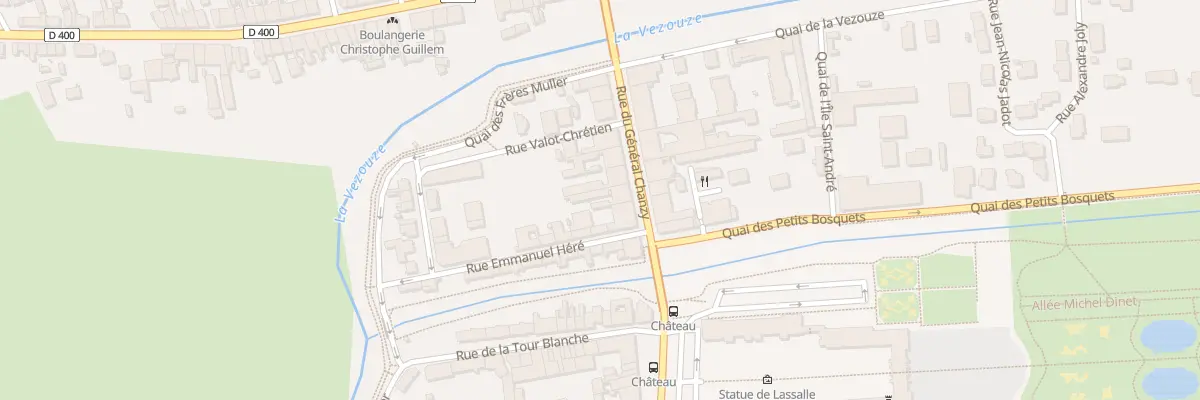 Plan du 5 Rue Chanzy à Lunéville