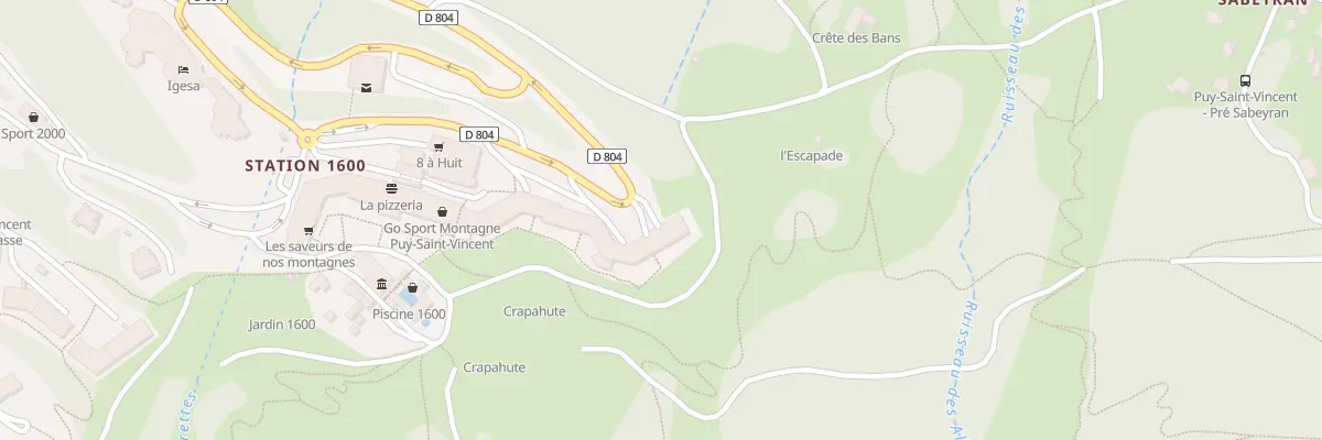 Plan du 3951 Rte de 1600 à Puy-Saint-Vincent