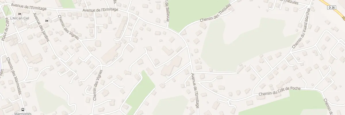 Plan du 37B Av de l’Ermitage à Thonon-les-Bains