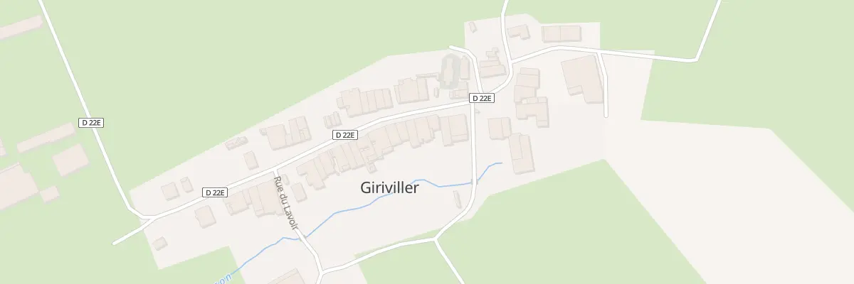Plan du 5001F Rue des Trois Fontaines à Giriviller