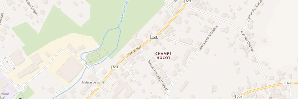 Plan du 51 Grande Rue au Val-d’Ajol