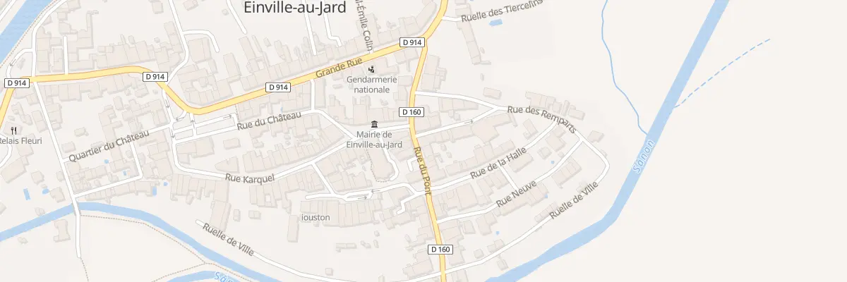 Plan du 12 Rue du Pont à Einville-au-Jard