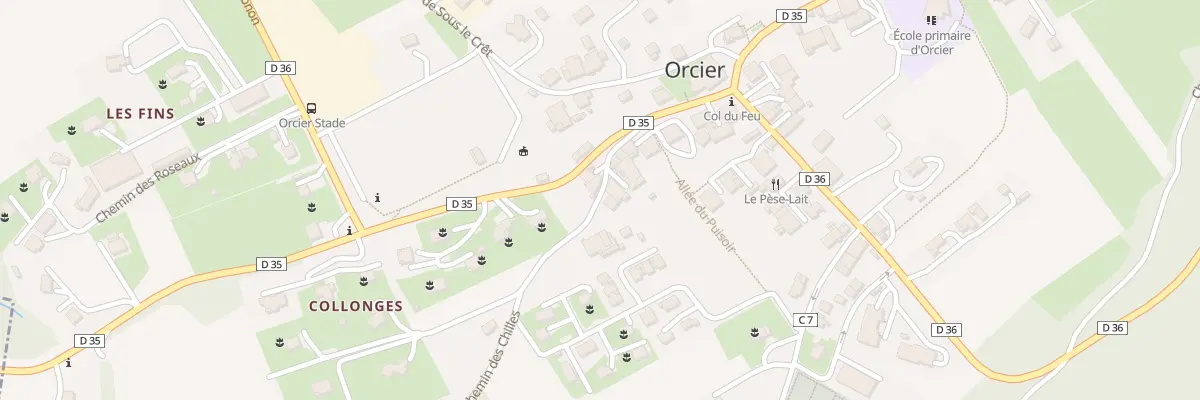 Plan du 49 Che des Chilles à Orcier