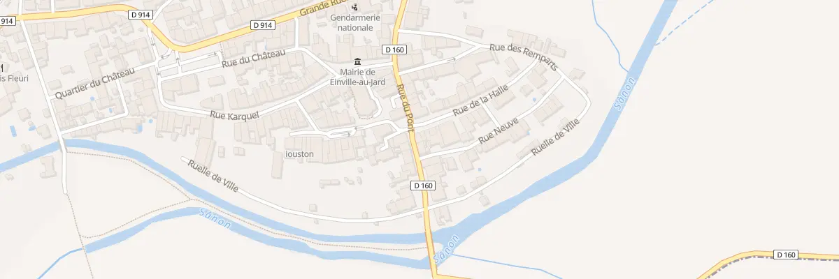 Plan du 1 Rue de la Halle à Einville-au-Jard