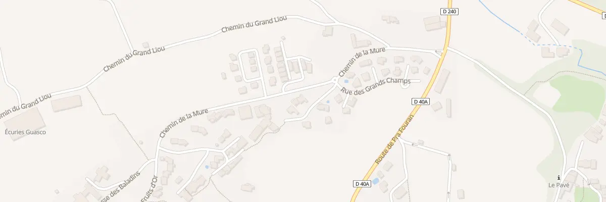 Plan du 5167 La Mure Est à Baratier