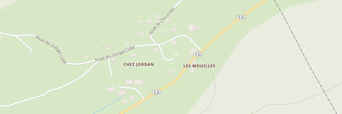 Plan du 135 Rte de Chez Jordan à Habère-Poche