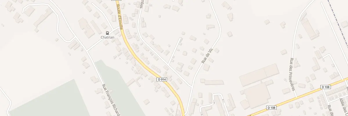 Plan du 8 Rue du Bas de Sembas à Lunéville