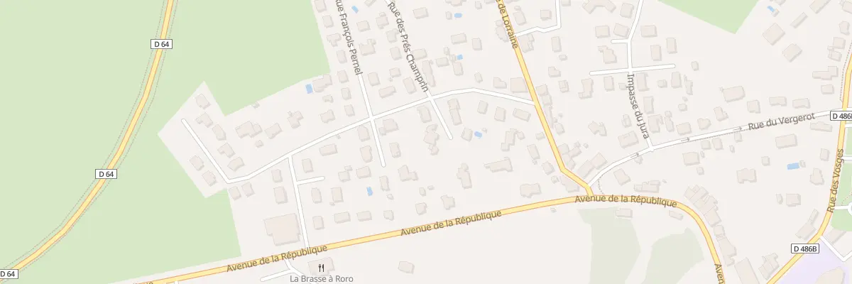 Plan du 15 Rue du Haut de la Faye à Lure