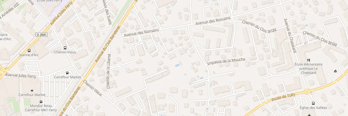 Plan du 13B Av des Romains à Thonon-les-Bains
